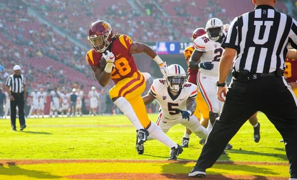 USC Trojans Running Back Keaontay Ingram. Photo Credit: John McGillen | USC Athletics