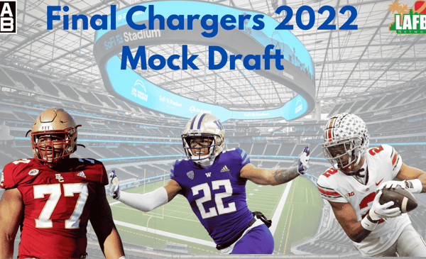 Final Seven Round 2022 Chargers Mock Draft 2 Mock Draft 1
