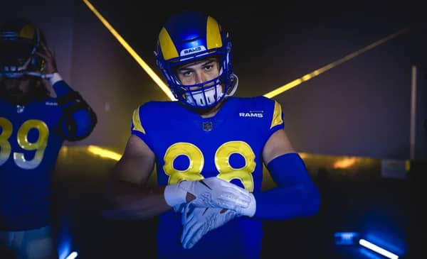 Breakout Player Los Angeles Rams Tight End Brycen Hopkins Photo Credit: Brevin Townsell | LA Rams