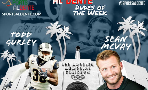 Week 15 Al Dente Dude of the Week