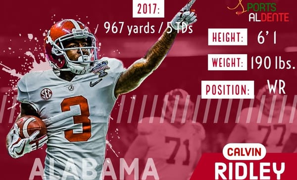 Calvin Ridley NFL Draft Profile 2 Calvin Ridley NFL Draft Profile