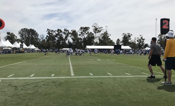 Rams Offense Vs Chargers Defense In 2019 Joint Practice. Photo Credit: Ryan Dyrud | The LAFB Network