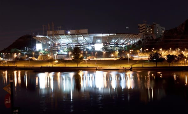 Arizona State Sun Devil Stadium. Photo Credit: Alan Stark | Under Creative Commons License