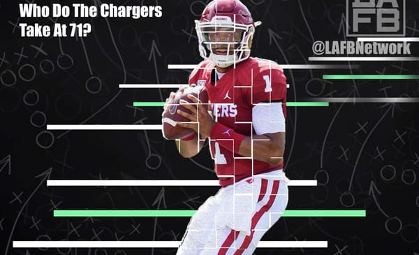 NFL Quarterback Prospect Jalen Hurts. Photo Credit: Sooner Sports | LAFB Network Graphic