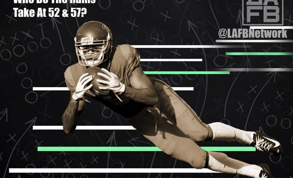 Former USC Wide Receiver Michael Pittman Jr. Photo Credit: Digital First Media Group | Pasadena Star News | LAFB Network Graphic