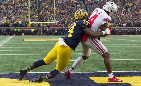 Los Angeles Chargers Wide Receiver K.J. Hill. Photo Credit: MGoBlog | Under Creative Commons License