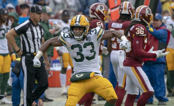 Top 40 Running Backs. Green Bay Packers Running Back Aaron Jones. Photo Credit: KA Sports Photos | Under Creative Commons License