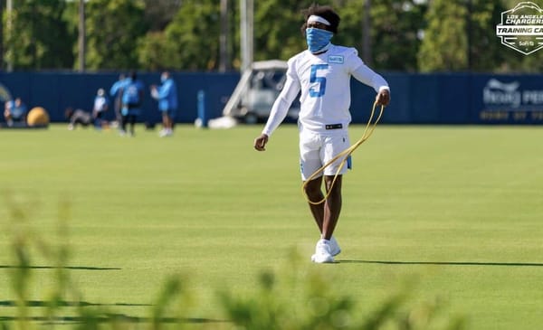 Los Angeles Chargers Quarterback Tyrod Taylor. Photo Credit: Los Angeles Chargers via Tyrod Taylor's Twitter