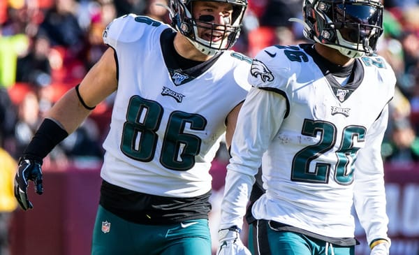 Zach Ertz And Miles Sanders. Photo Credit: Alexander Jonesi | Under Creative Commons License