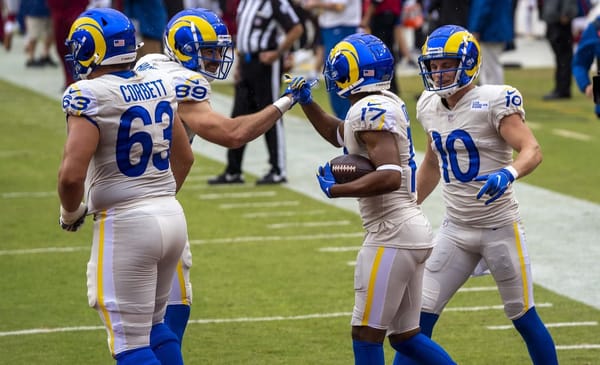 Rams Vs Seahawks Part 3; Who Has The Edge 2 Robert Woods, Cooper Kupp, Tyler Higbee, Austin Corbett. Photo Credit: All-Pro Reels | Under Creative Commons License