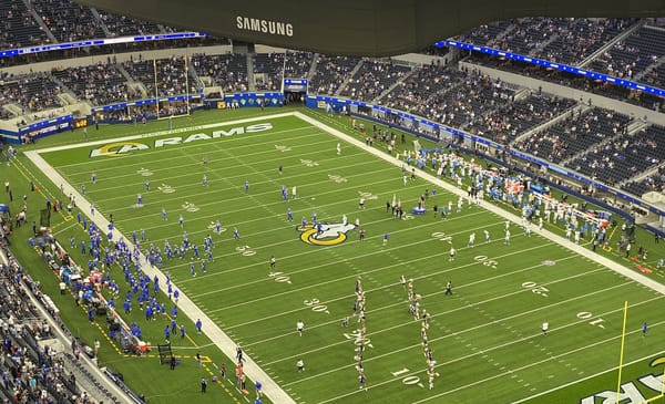 Rams And Chargers Week 1 Preseason Game At SoFi Stadium. Photo Credit: Ryan Dyrud | LAFB Network | Russell Wilson Article