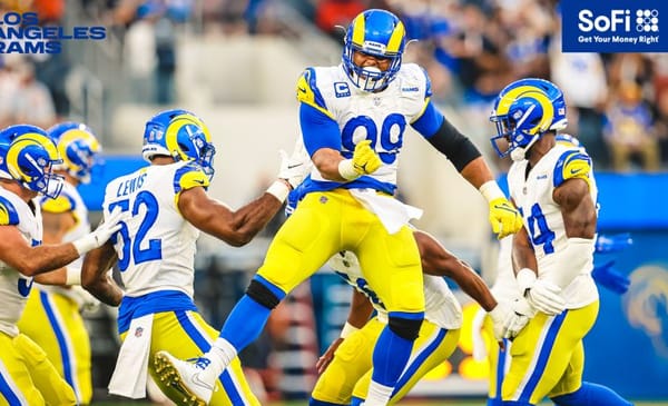 Aaron Donald And The Rams Defense Against The Chicago Bears. Photo Credit: Brevin Townsell | LA Rams