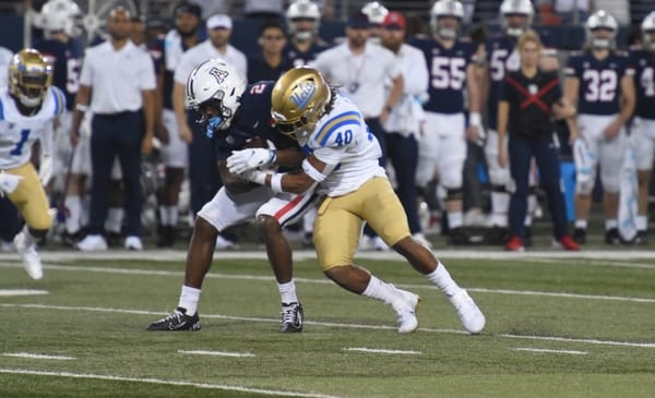 Bruins Almost Let Wildcat Out Of The Bag 2 UCLA Bruins Linebacker Caleb Johnson. Photo Credit: UCLA Athletics
