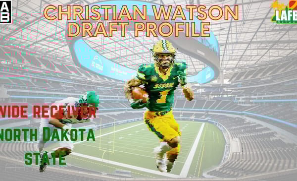 Christian Watson NFL Draft Profile 2 Christian Watson Draft Graphic