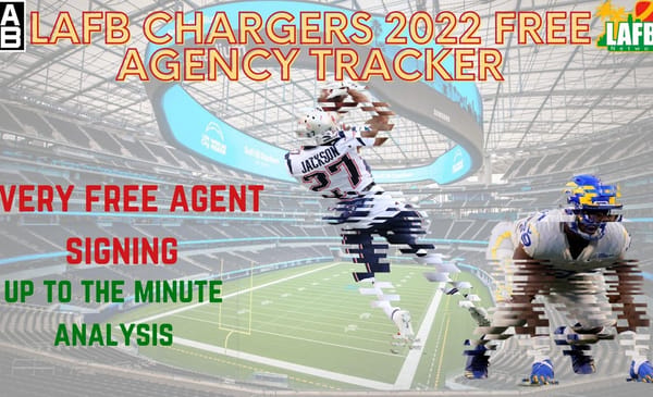 Los Angeles Chargers 2022 Free Agency Tracker 2 Los Angeles Chargers 2022 Free Agency Tracker