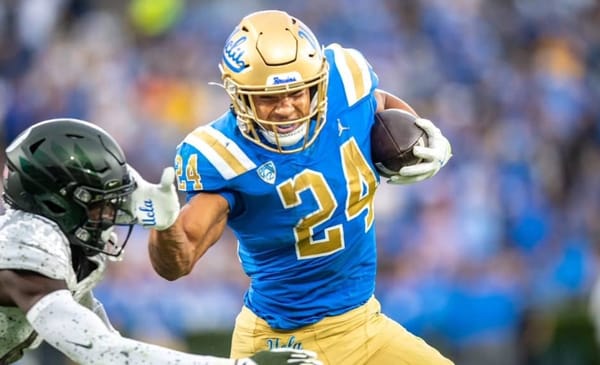 UCLA Bruins Running Back Zach Charbonnet. Photo Credit: Scott Chandler | UCLA Athletics