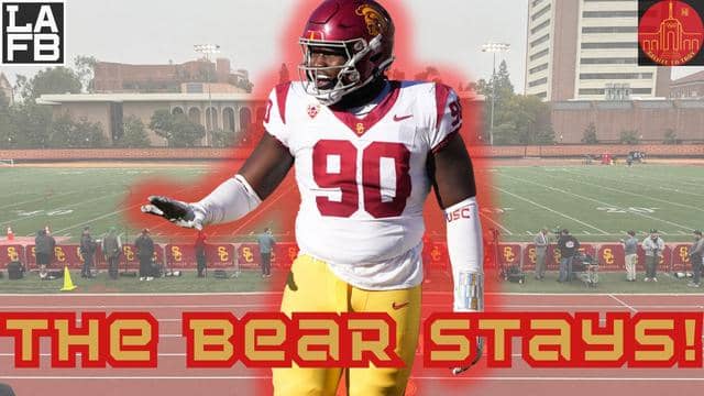 Bear Alexander Will Remain With The USC Trojans | A Recap Of A Crazy 24 Hours