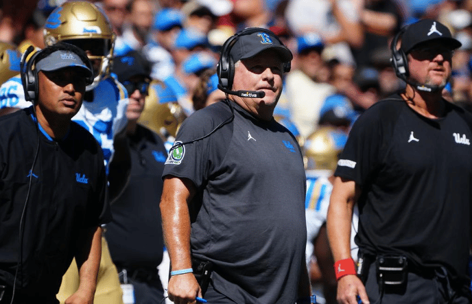 UCLA Head Coach Chip Kelly Photo Credit: Ron Chenoy