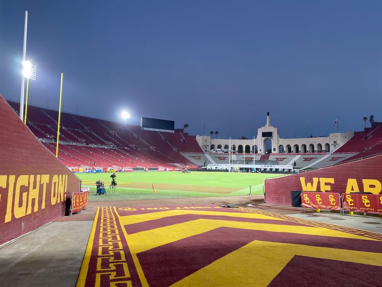 The Tunnel At The Los Angeles Memorial Coliseum After The USC Trojans Offense Dominated The Rice Owls. Photo Credit: Ryan Dyrud | LAFB Network