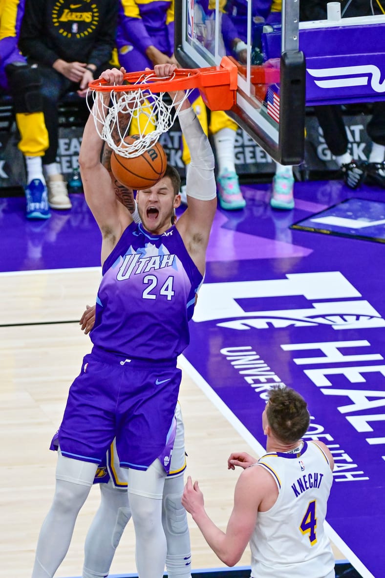 NBA: Los Angeles Lakers at Utah Jazz