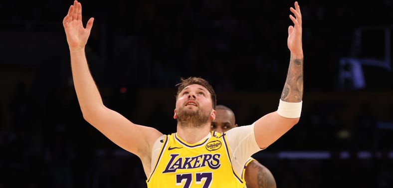 Los Angeles Lakers Confronted With Uncertain Reality Of Luka Doncic's Contract Extension 3 NBA: Charlotte Hornets at Los Angeles Lakers