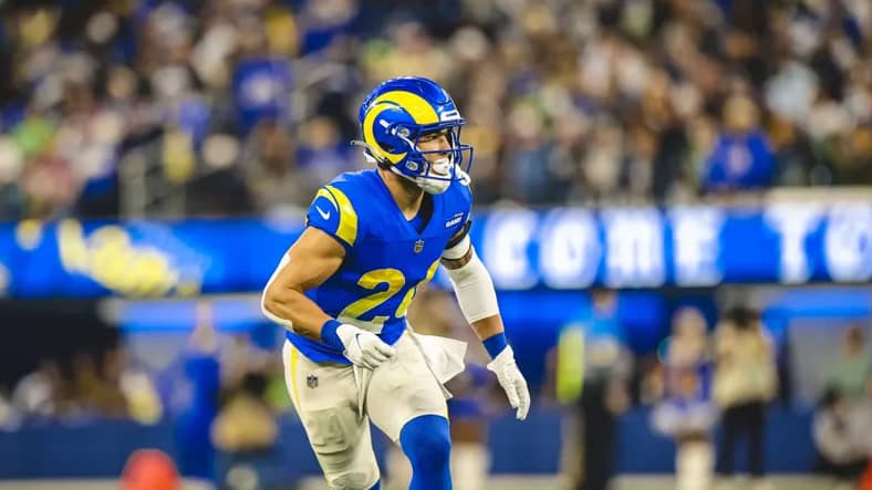 Rams Safety Taylor Rapp Photo Credit: Brevin Townsell | LA Rams