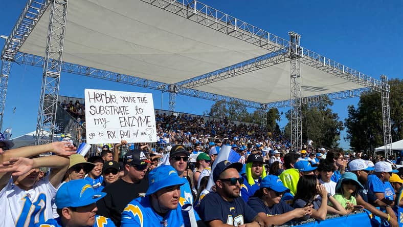 Chargers Scrimmage: Los Angeles Chargers Fans Show Out For Chargers Training Camp In Costa Mesa, California. Photo Credit: Ryan Dyrud | LAFB Network
