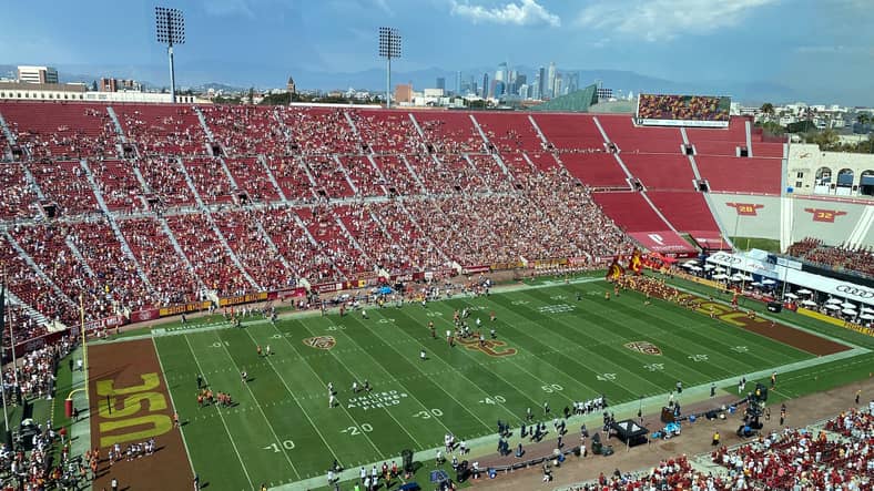 USC Trojans vs The Rice Owls At The Los Angeles Coliseum. Photo Credit: Ryan Dyrud | LAFB Network