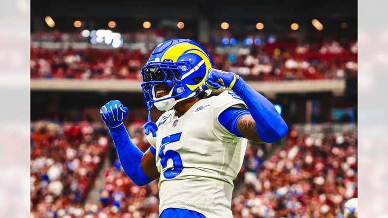 The Rams Are Still Learning Identity In 8 Point Win In Arizona 2 Rams Cornerback Jalen Ramsey Photo Credit: TheRams.com