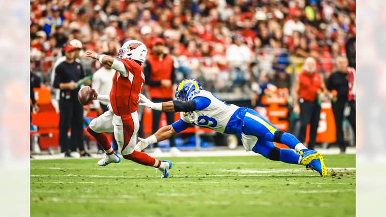 Rams Escape Arizona To Go 2-1 2 Rams Defensive Tackle Reaches 100 Sacks Against The Cardinals Photo Credit: Brevin Townsell