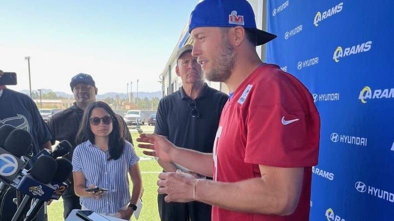 Matthew Stafford At Rams Minicamp