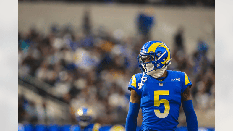 How Many Top 10 NFL Players Are On The Rams Elite Roster? 2 Rams Cornerback Jalen Ramsey Makes Top 10 NFL Players List Photo Credit: Brevin Townsell | LA Rams