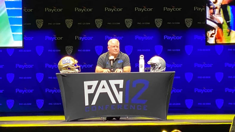UCLA Football Head Coach Chip Kelly At PAC12 Media Day. Photo Credit: Ryan Dyrud | LAFB Network