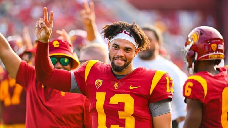 USC Quarterback Caleb Williams Photo Credit: John McGillen | USC Athletics