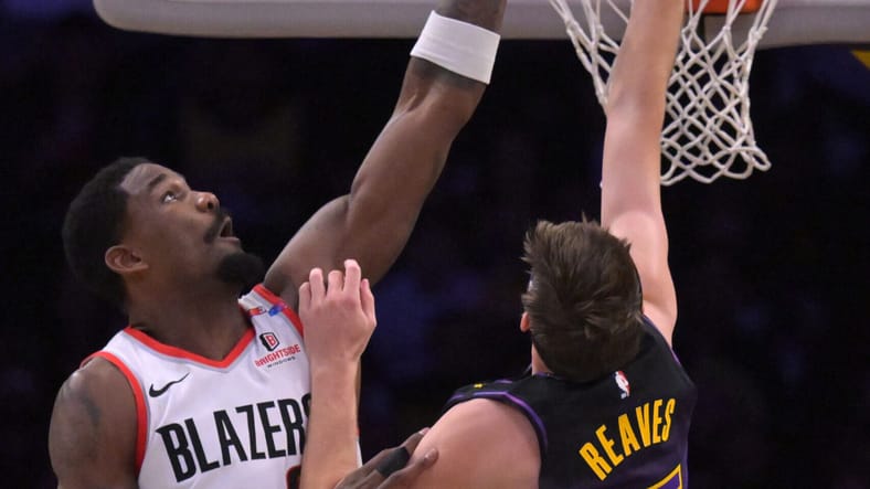 NBA: Portland Trail Blazers at Los Angeles Lakers