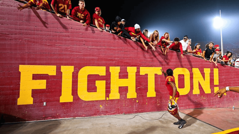 The USC Trojans Victorious At Home Photo Credit: John McGillen | USC Athletics