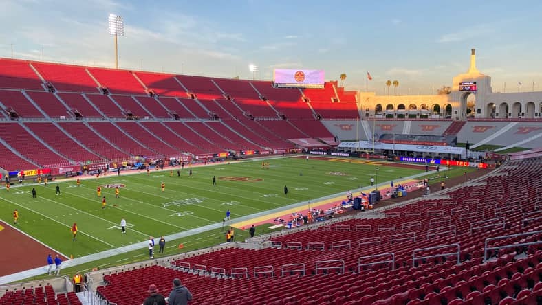 USC Trojans Home Field The Los Angeles Memorial Coliseum. Photo Credit: Ryan Dyrud | LAFB Network | Can The USC Defense Bounce Back?