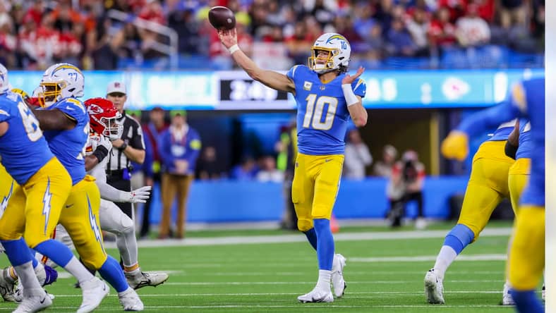 Chargers Quarterback Justin Herbert Photo Credit: Mike Nowak | Los Angeles Chargers