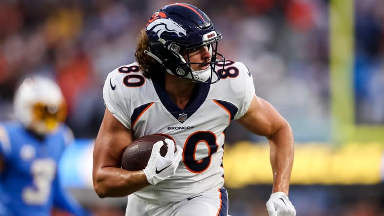 2022 UCLA NFL Draft Picks- Denver Broncos Greg Dulcich Photo Credit: Gabriel Christus