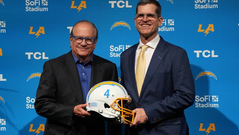 Los Angeles Chargers Hiring of Jim Harbaugh Get High Praise in New Poll of NFL Execs and Coaches 2 los angeles chargers