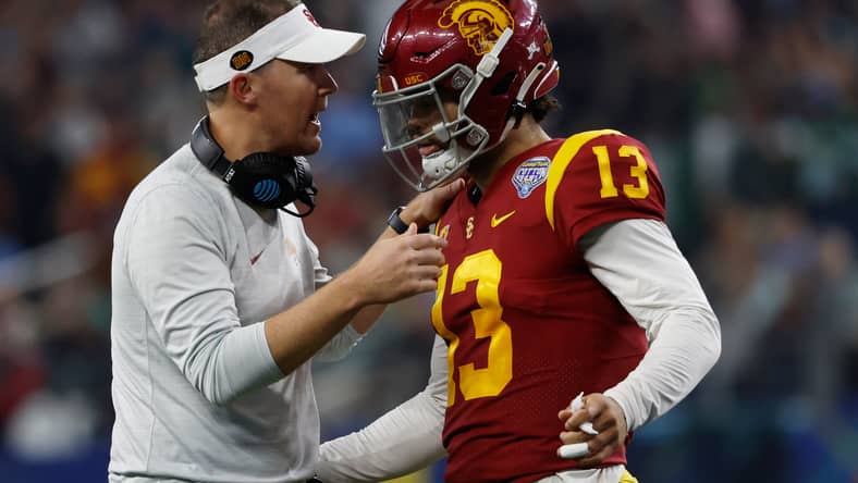 USC Trojans quarterback Caleb Williams