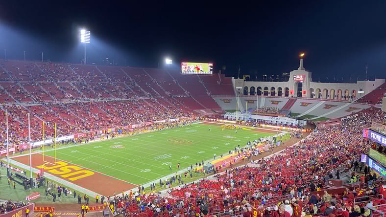 USC Trojans Vs The Colorado Buffaloes At The Coliseum. Photo Credit: Ryan Dyrud | LAFB Network