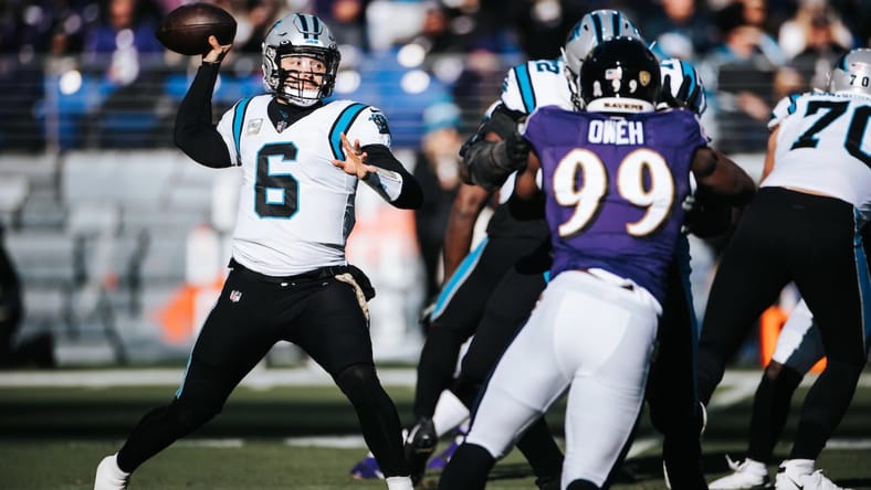 New Rams Quarterback Baker Mayfield Photo Credit: Panthers.com