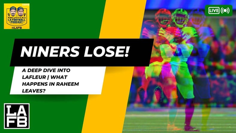 Niners Lose Again In NFC Championship | Deep Dive On New OC LaFleur | Who's Next If Raheem Morris Leaves? 1 The Niners lose again in the NFC Championship game, final thoughts of Mike LaFleur as the new OC, who will be the new DC if Raheem Morris gets a head coaching gig?