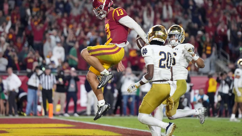 NCAA Football: Notre Dame at Southern California