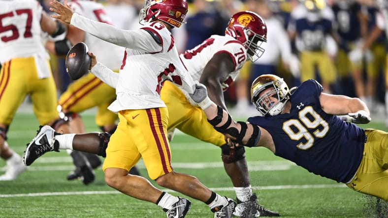NCAA Football: Southern California at Notre Dame
