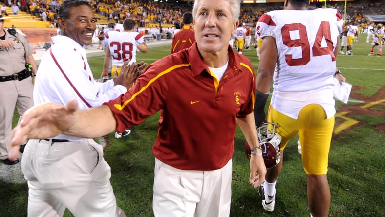 Should The USC Trojans Bring Back Pete Carroll In Some Capacity? 3 NCAA Football: Southern California at Arizona State
