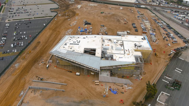 NFL: Los Angeles Chargers Headquarters Construction