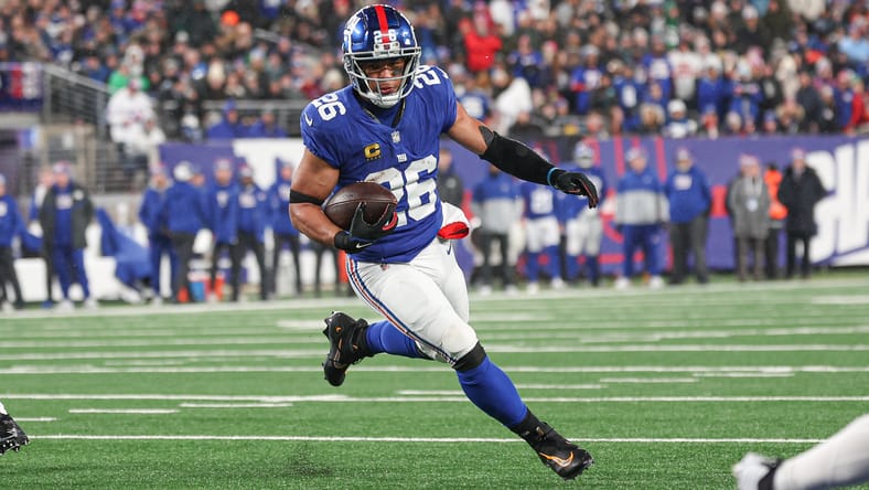 Los Angeles Chargers Expected To Pursue Pro Bowl Running Back In Free Agency 3 saquon barkley