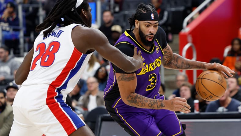 NBA: Los Angeles Lakers at Detroit Pistons | Anthony Davis
